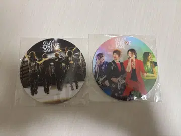 GLAY DRIVE CAFE 아크릴 코스터 2종 세트 전반 후반