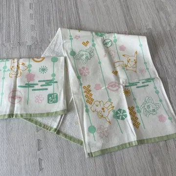 피카츄 냐오하 거즈 페이스 타월