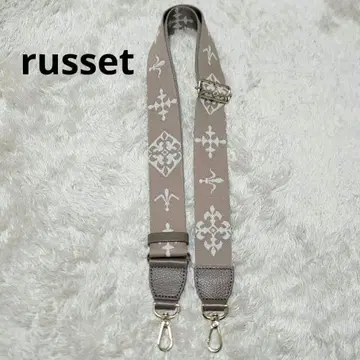 새상품급 russet 러셋 어레인지 숄더 벨트 골드 금장 장식