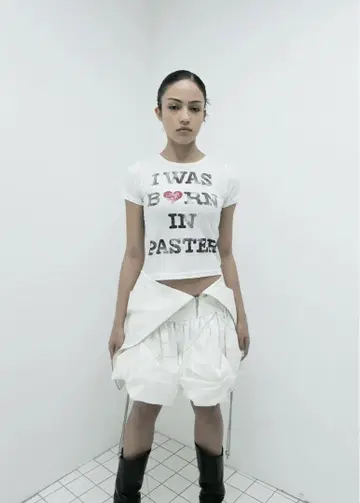 PASTER t셔츠 화이트