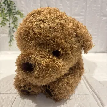스태프 토이 푸들 봉제 인형 브라운