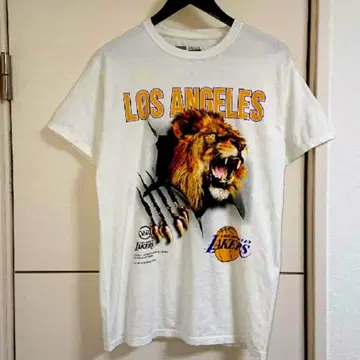 로스앤젤레스 레이커스 T셔츠 NBA 농구 빅 프린트