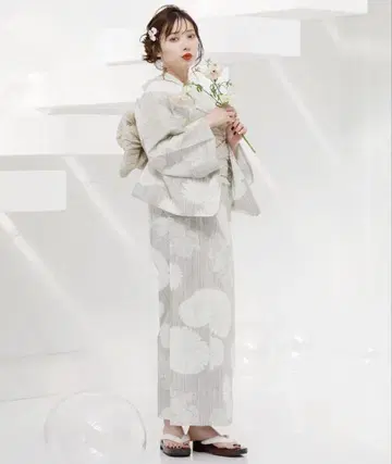 유카타 오비 Dita 와카야마 염공 일본 염색 만수국 피는 모습
