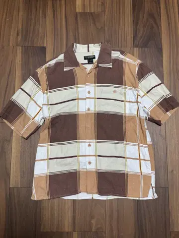 90s trust 오픈 카라 셔츠 린넨 레이온