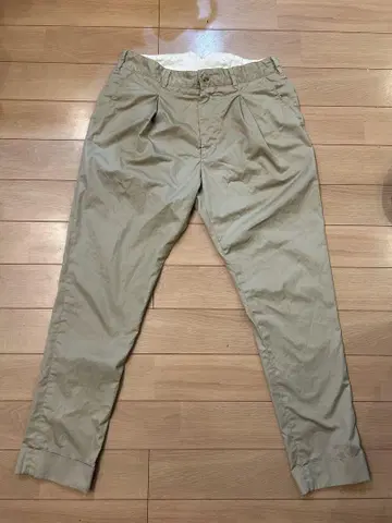 ENGINEERED GARMENTS 신치 벨트 치노 팬츠 32 베이지