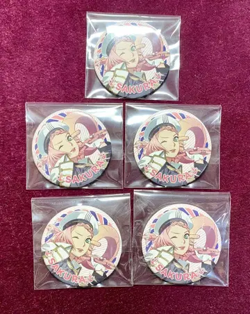 NARUTO 마린 룩 하루노 사쿠라 캔뱃지 5개 세트