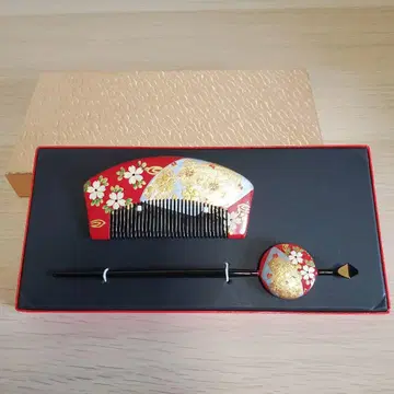 앞빗살 평평한 빗살 헤어콤 벚꽃 시치고산