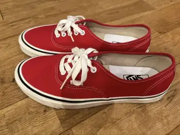 vans authentic 44Dx 빨간색 27cm 애너하임 팩토리