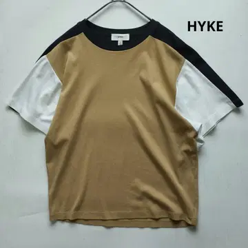 HYKE 하이크 배색T셔츠