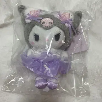 새상품 쿠로미 발레리나 흰 고양이 마스코트
