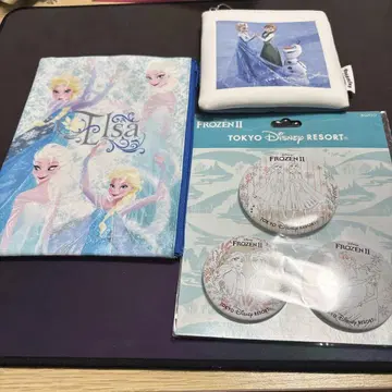 겨울왕국 파우치 캔 배지