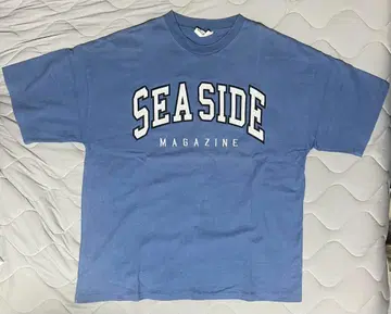 SEA SIDE MAGAZINE 티셔츠 파랑 F