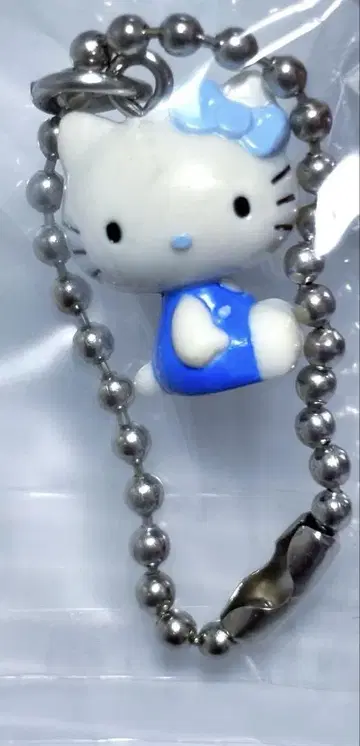 부품 헬로키티 헤이세이 레트로 블루 산리오 키링 네츠케