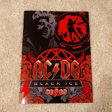 AC/DC Black Ice Tour 2009 유럽 공연 투어 팜플렛