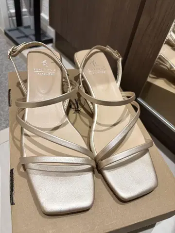 GIA-15190 골드 샌들 S 사이즈