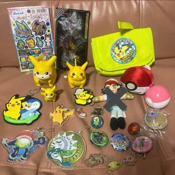 포켓몬 묶음 판매 키링 오브제 씰 파우치 피카츄 아크릴