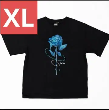 Ado 팝업 스토어 블루 로즈 XL 사이즈 T셔츠