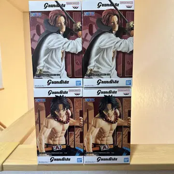 [ 미개봉품 ] 원피스 Grandista 에이스 샹크스 피규어