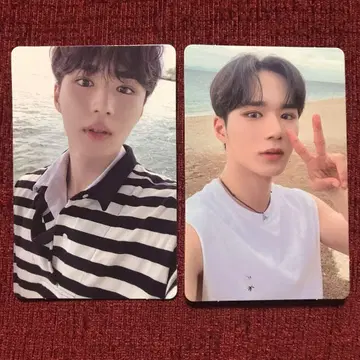 WEi 준 트레이딩 카드 2장 세트 보플