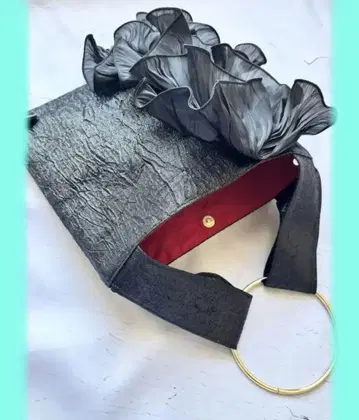 [ 미사용 새상품 ] 프릴 백 반지 백
