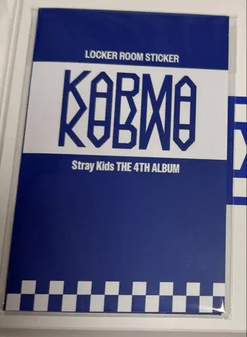 Straykids KARMA POPUP 락카룸 스티커 방찬