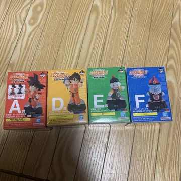 드래곤볼 어셈블 피규어 A-F 세트