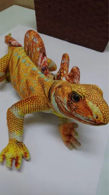 파충류 리얼 봉제 인형 바실리스크 54cm