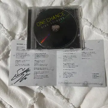 시모노 히로 ONE CHANCE CD 솔로 싱글 사인 포함