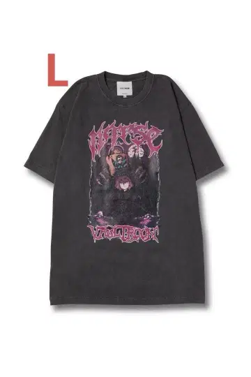 L VAULTROOM nqrse DEVIL TEE / CHARCOAL