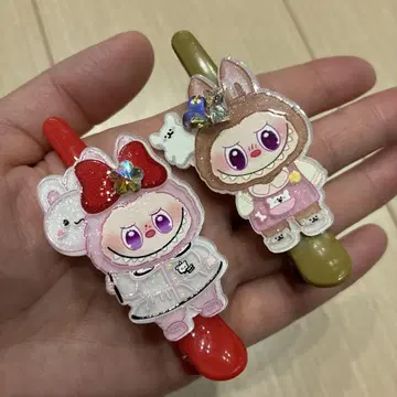 러브브 헤어 클립 2개 세트