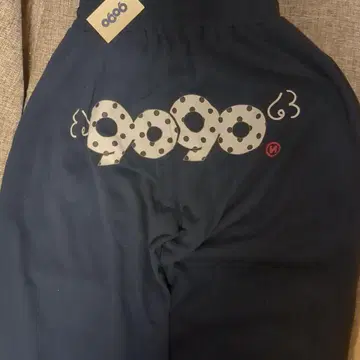 새상품 9090 도트 무늬 네이비 스웨트 팬츠 S