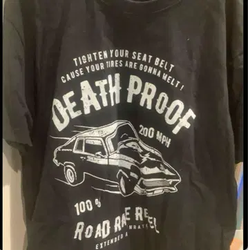 [ 빈티지 ] DEATH PROOF 티셔츠 L 사이즈 타란티노