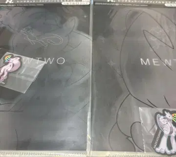 포켓몬 제일복권 메가진화 H상 클리어 파일 & 스티커 메가뮤츠 x.y