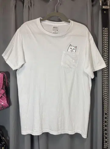 RIPNDIP 스트릿 T셔츠 화이트 L 사이즈