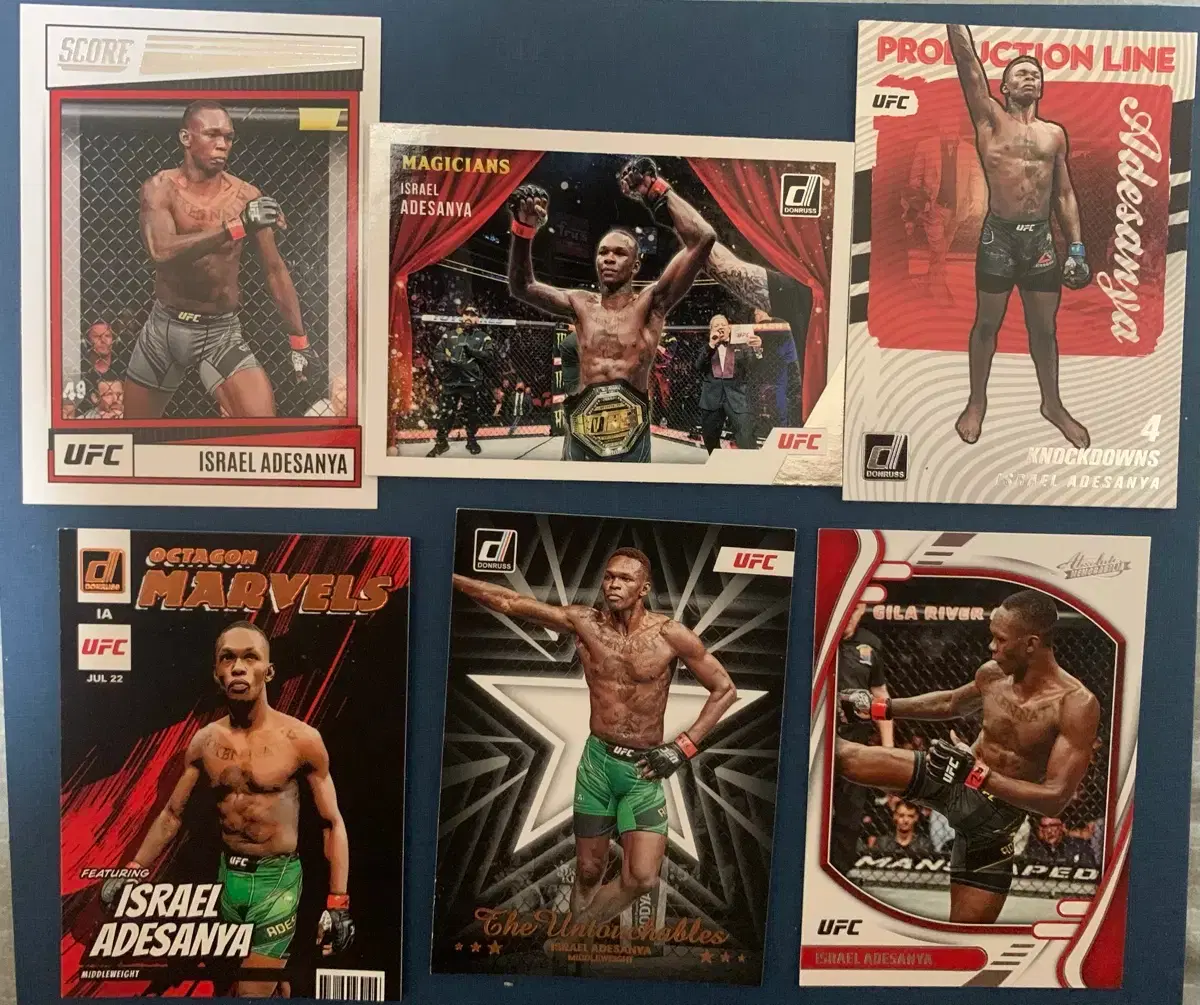 UFC 이스라엘 아데산야 카드6장