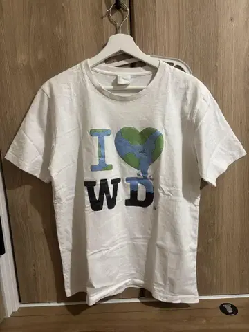 I WD 화이트 T셔츠 M