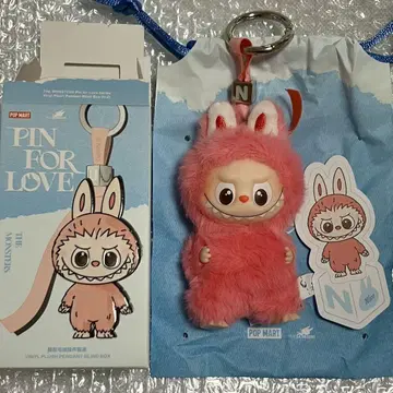 러브럽 LABUBU PIN FOR LOVE 봉제 인형 펜던트 N