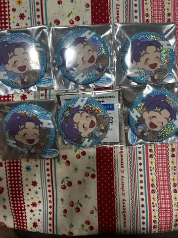 닌타마 란타로 애니메이트 카페 캔뱃지
