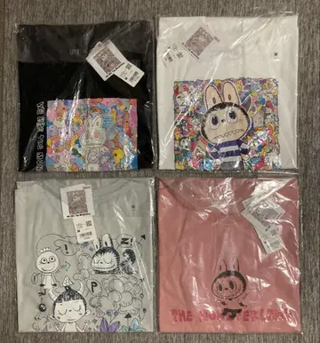 [ 미착용 새상품 ] M 사이즈 4종류 세트 POP MART UT