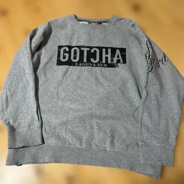 GOTCHA 그레이 맨투맨 트레이닝복 XL