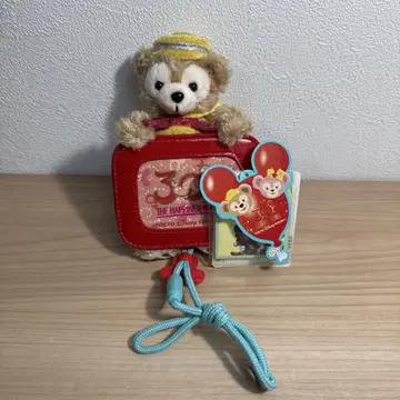 새상품 더피 봉제 인형 티켓 홀더 30주년