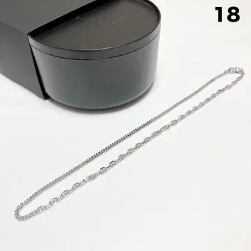 새상품 18 TOMWOOD Rue Chain 목걸이 실버 16314