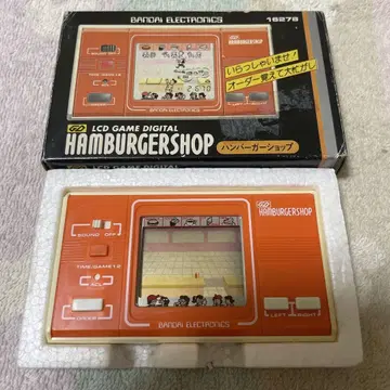 반다이 HAMBURGERSHOP LCD 게임 햄버거샵