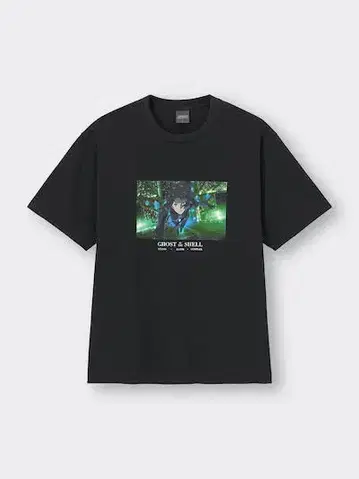 GU 그래픽 T 셔츠 공각기동대 S.A.C.
