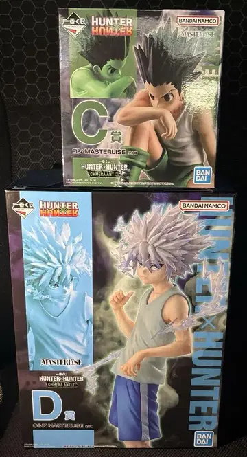 HUNTER x HUNTER 제일복권 C상 곤 D상 키루아 피규어 세트