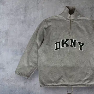 새상품급 DKNY 다나카란뉴욕 맨투맨 그레이 오버 사이즈
