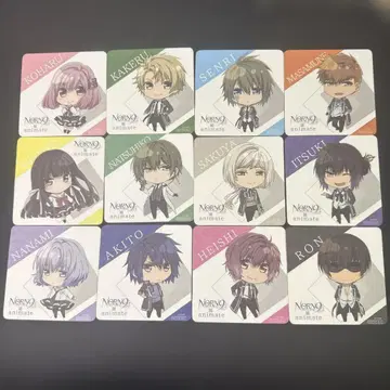 NORN9 노른+노넷 애니메이트 코스터 전 12종 컴플리트 세트