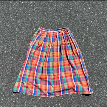 90s P'GALLI CHCEK SKIRT y2k 아카이브