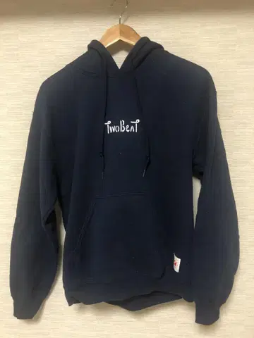 호시노 겐 twobeat 네이비 후드 부착 후드티