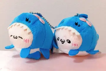 퍄온치 러브이즈 상어 되는 몬 마스코트 키체인 2종 세트